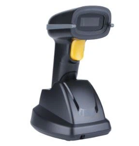 Barcode scanner with charge base